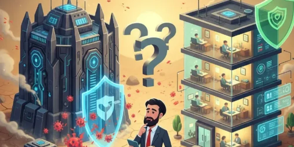 تفاوت فایروال سخت افزاری Fortinet و نرم افزاری Kerio؛ کدام مناسب تر است؟-تصویر شاخص